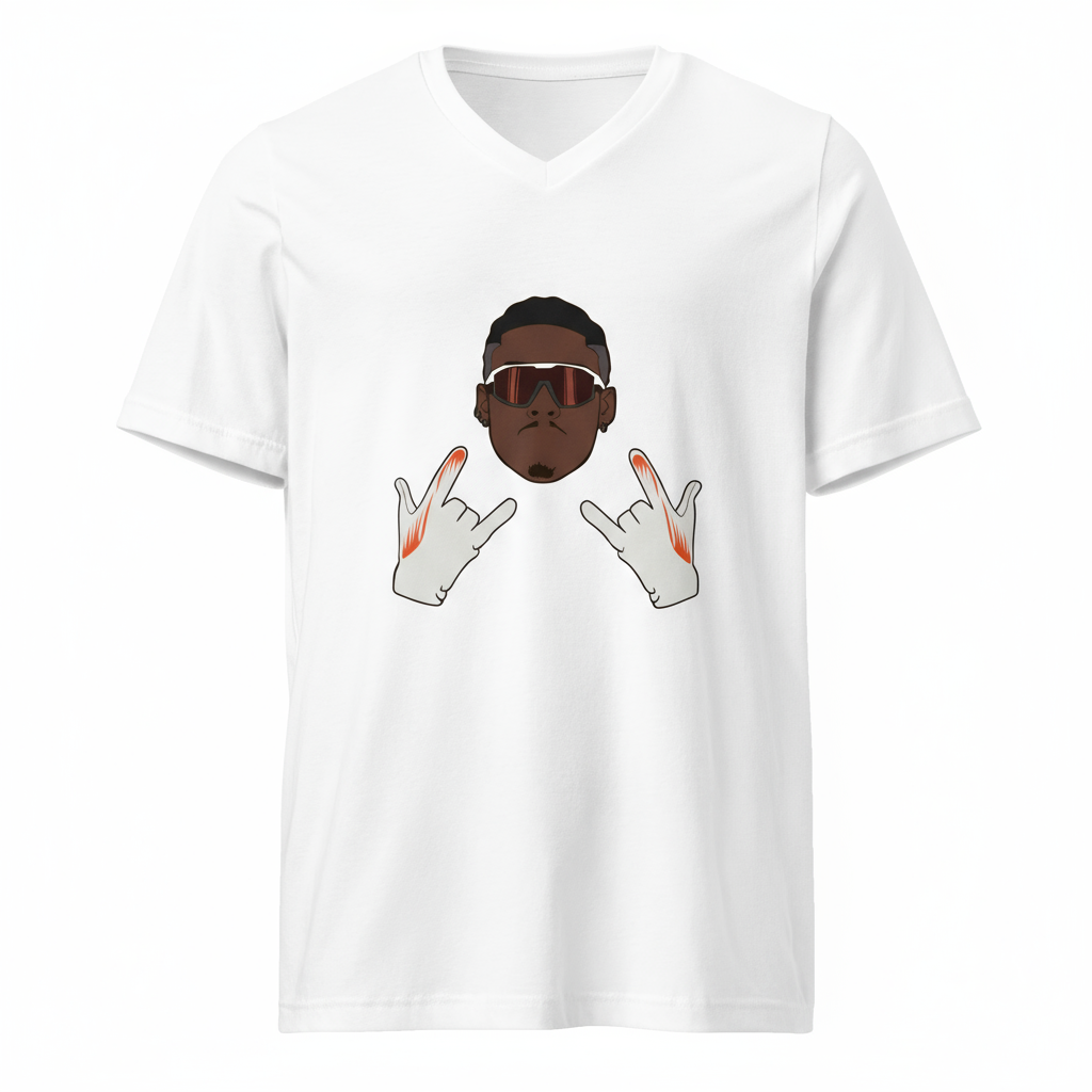 Arlis Illustration V-Neck T-Shirt