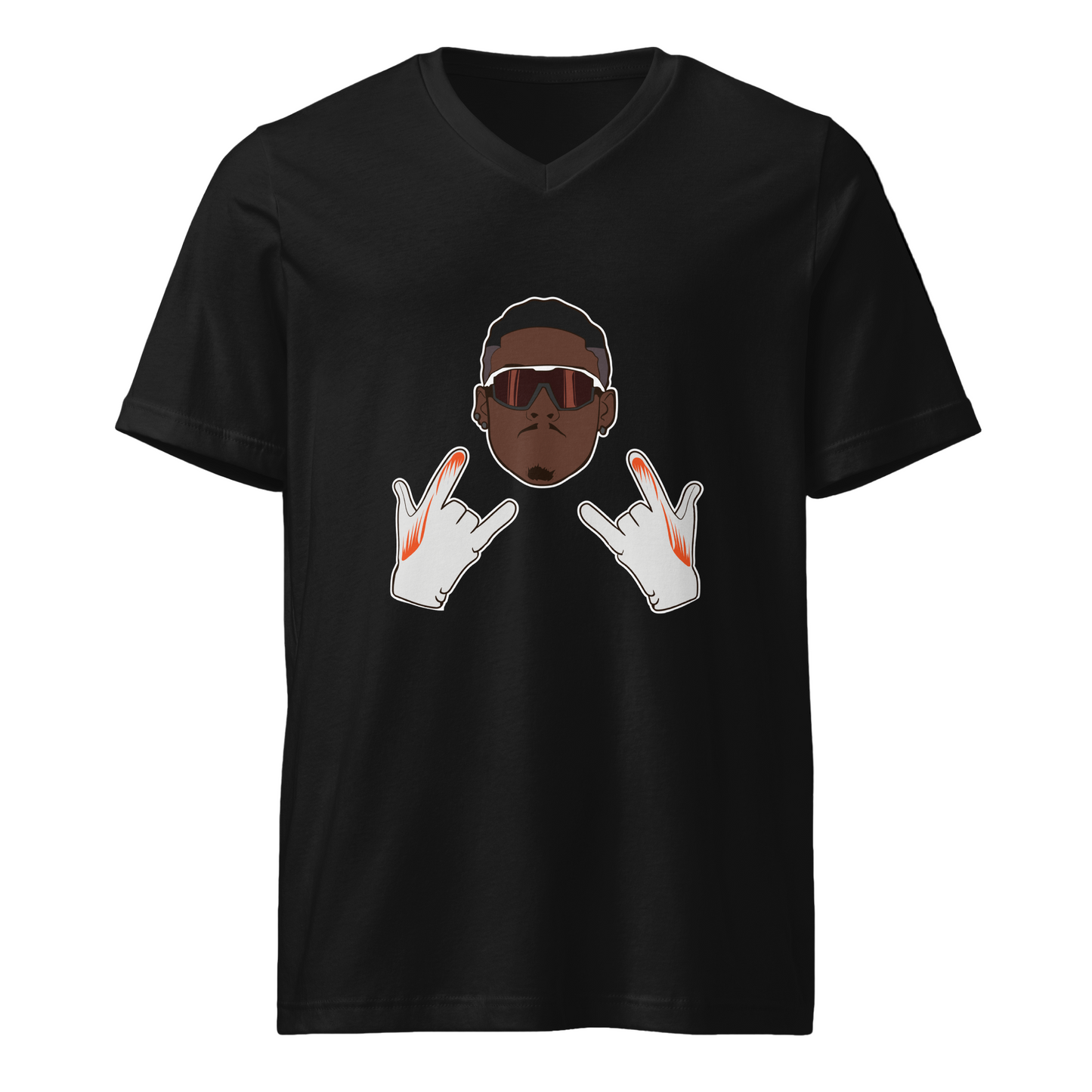 Arlis Illustration V-Neck T-Shirt