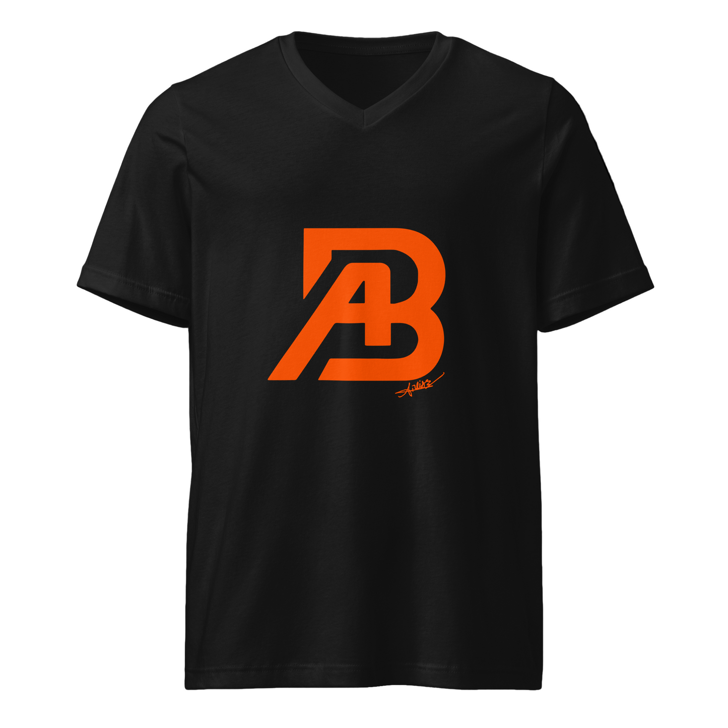 Signature Logo V-Neck T-Shirt