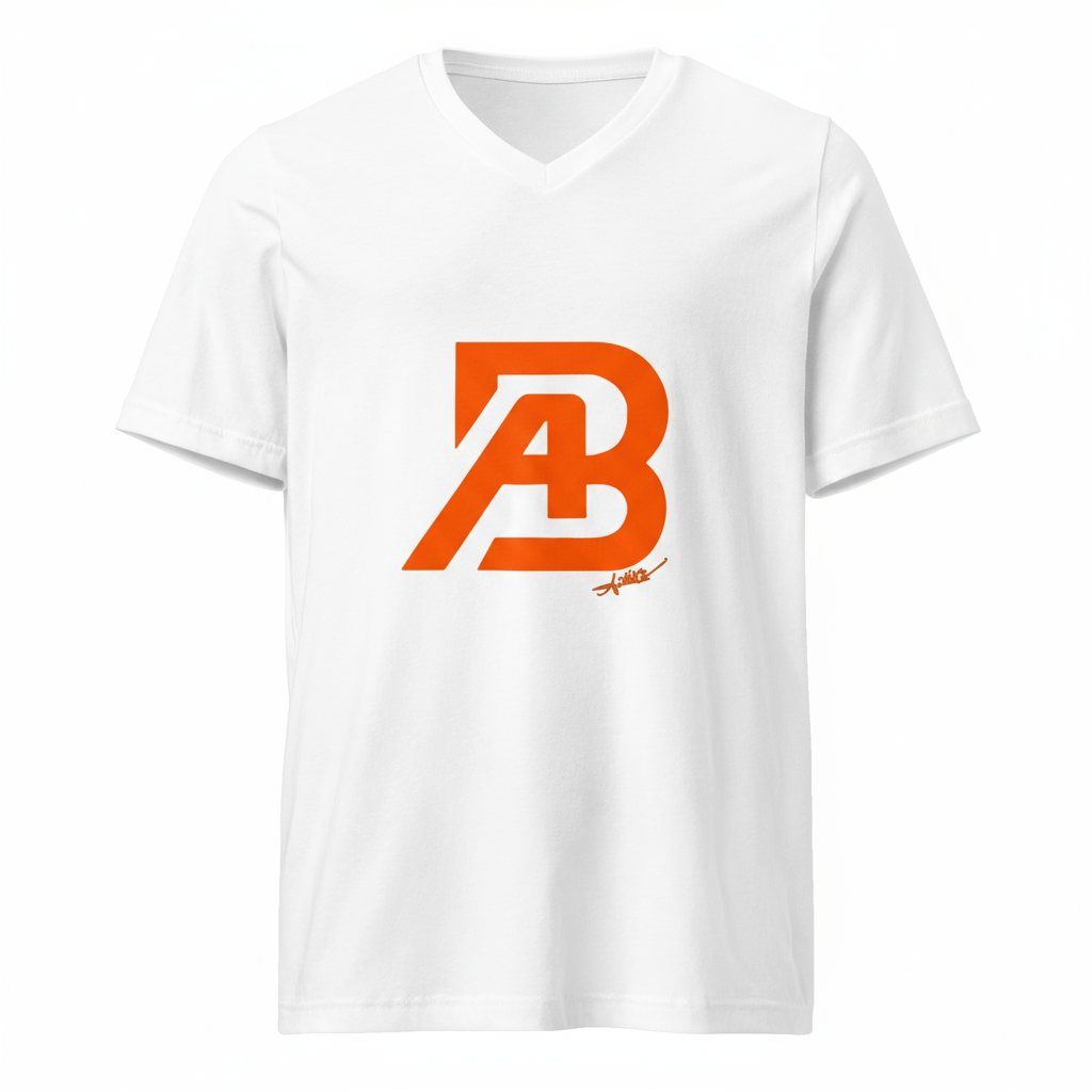 Signature Logo V-Neck T-Shirt